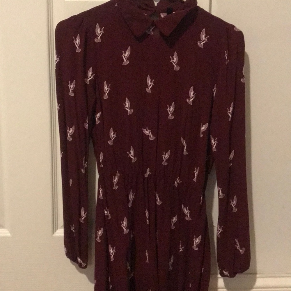 Maroon H&M dress